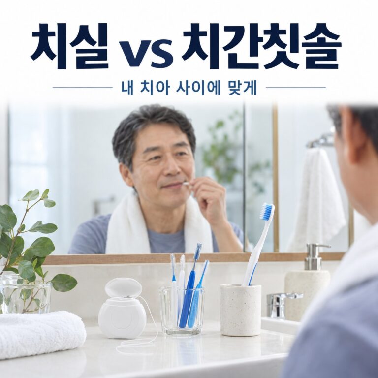 치실과 치간칫솔 차이, 4060 잇몸 관리에 맞게 사용하는 법