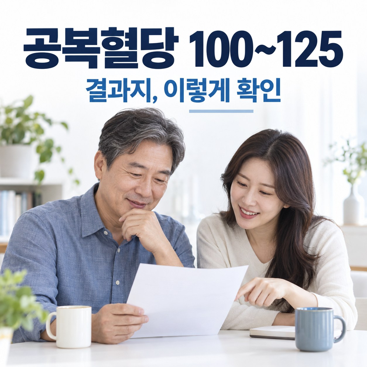 공복혈당 100~125 뜻, 건강검진 결과를 받았다면 확인할 것