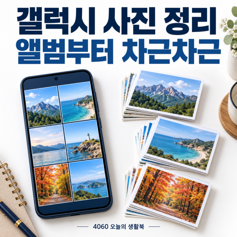 갤럭시 사진 정리 방법 | 앨범 만들기·이동·휴지통 복원 순서
