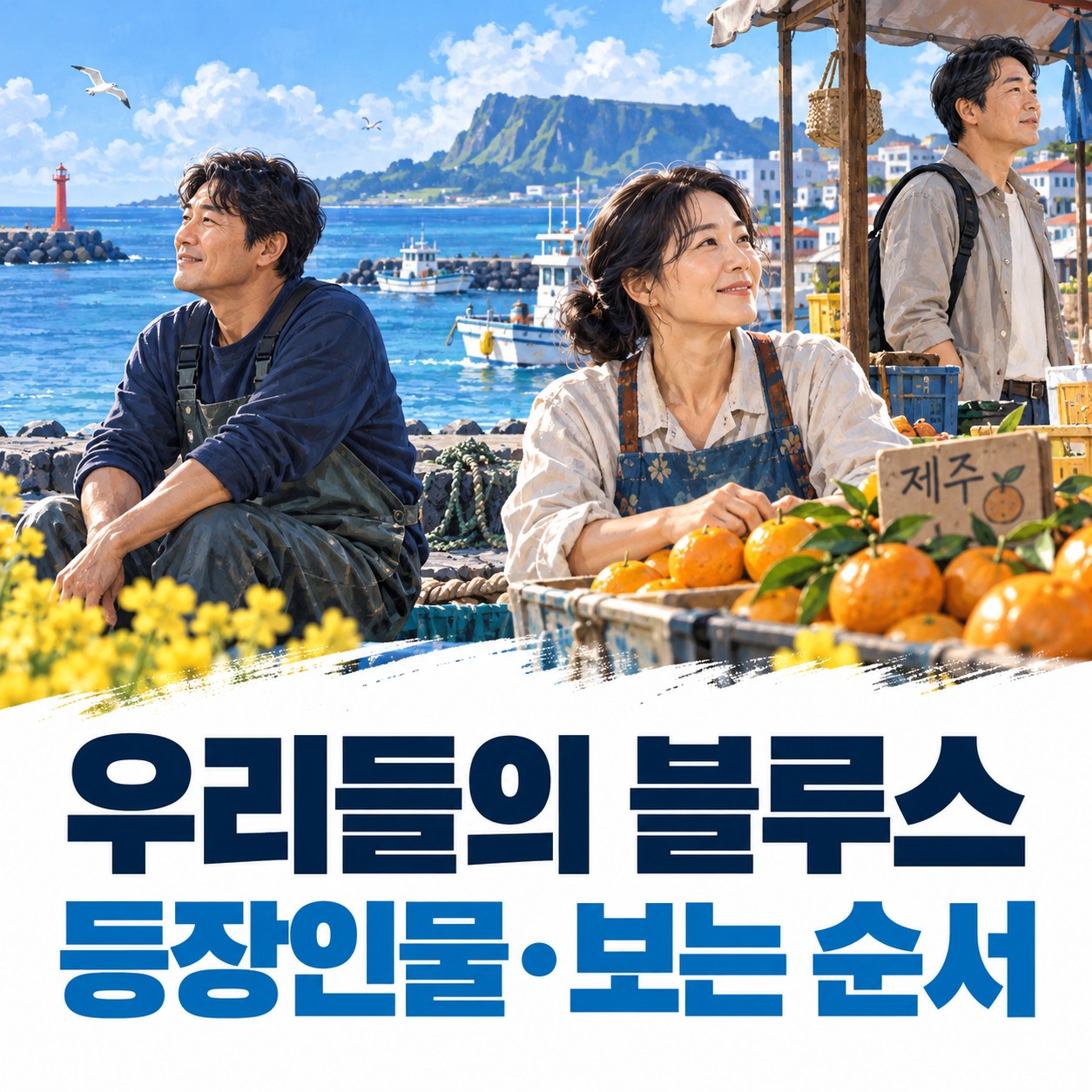 우리들의 블루스 등장인물·다시보기, 옴니버스 드라마 보는 순서